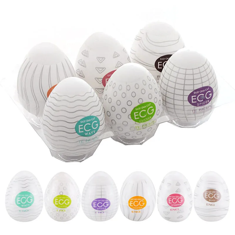 Men'S Vegan Accessories - 6PCS Pocket Masturbation Cup Vagina Eggs