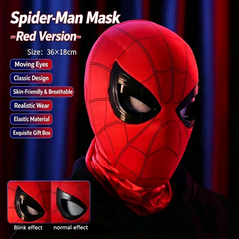 Men'S Accessories Clothing - Spider-Man Headgear With Movable Eyes Cool