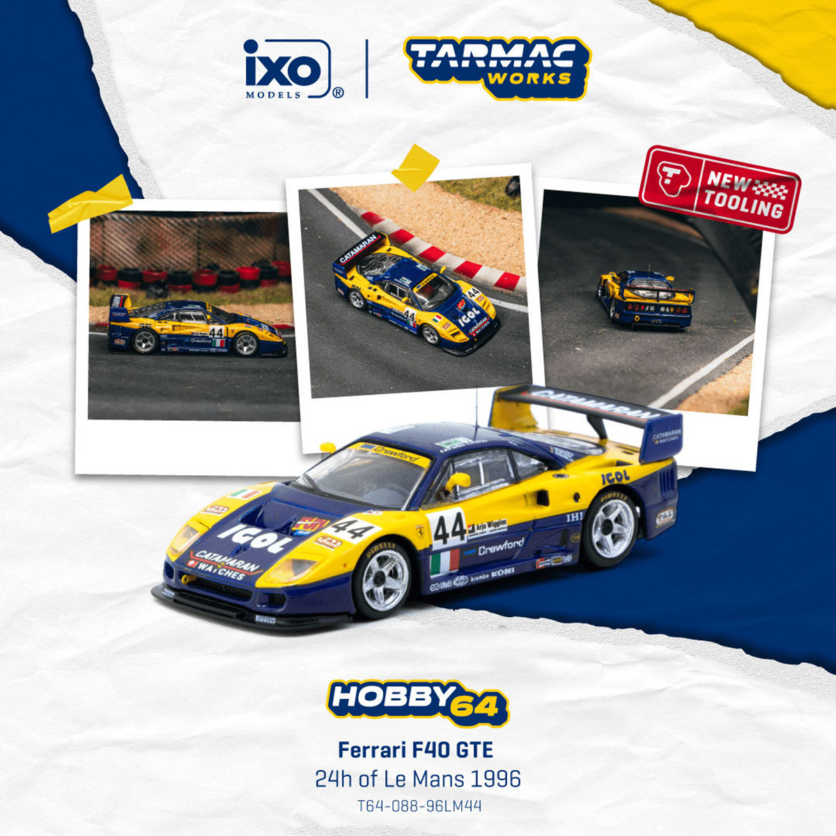 Men Accessories Collection - In Stock TW 1:64 Ferrari F40