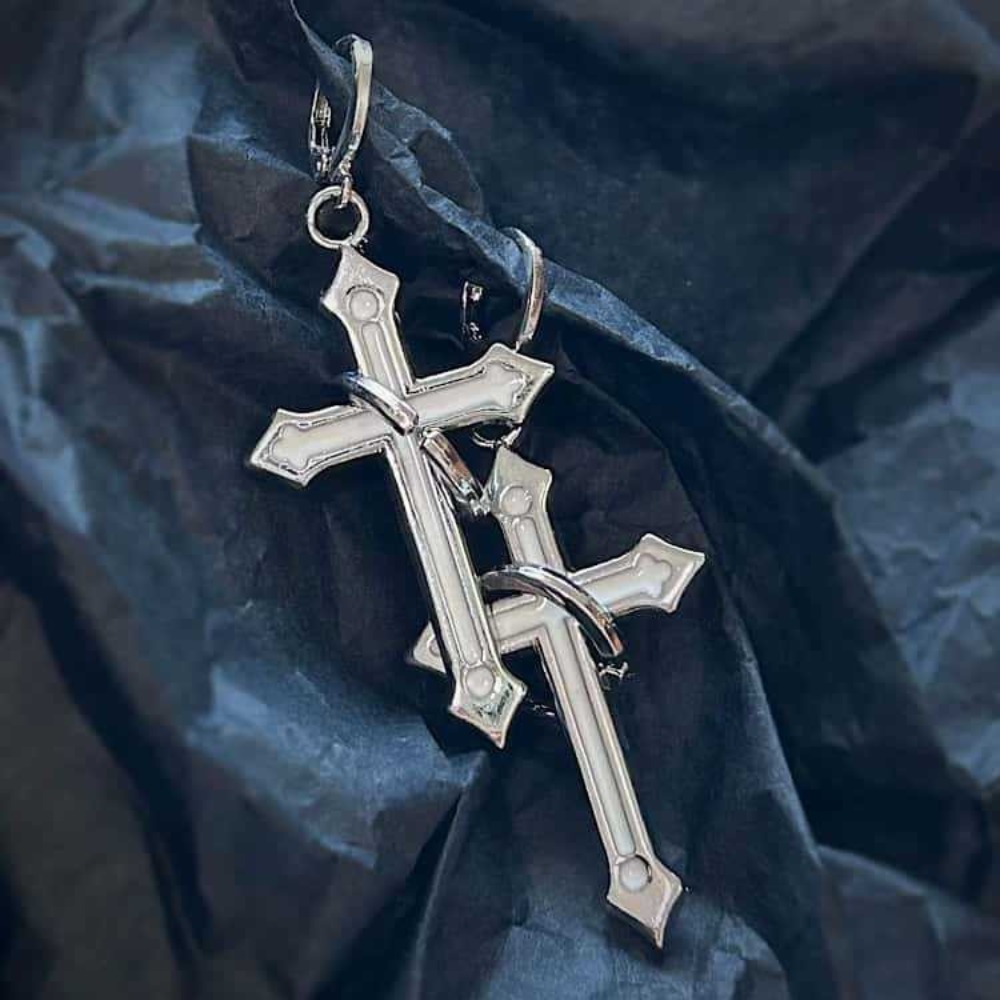 Rock Gothic Sliver Color Circu - Men Accessories Aesthetic recension och pris