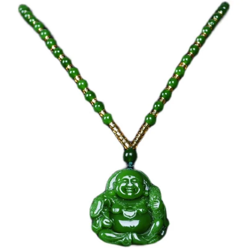 Chinese Green Jade Maitreya Bu - Men'S Vegan Accessories recension och pris
