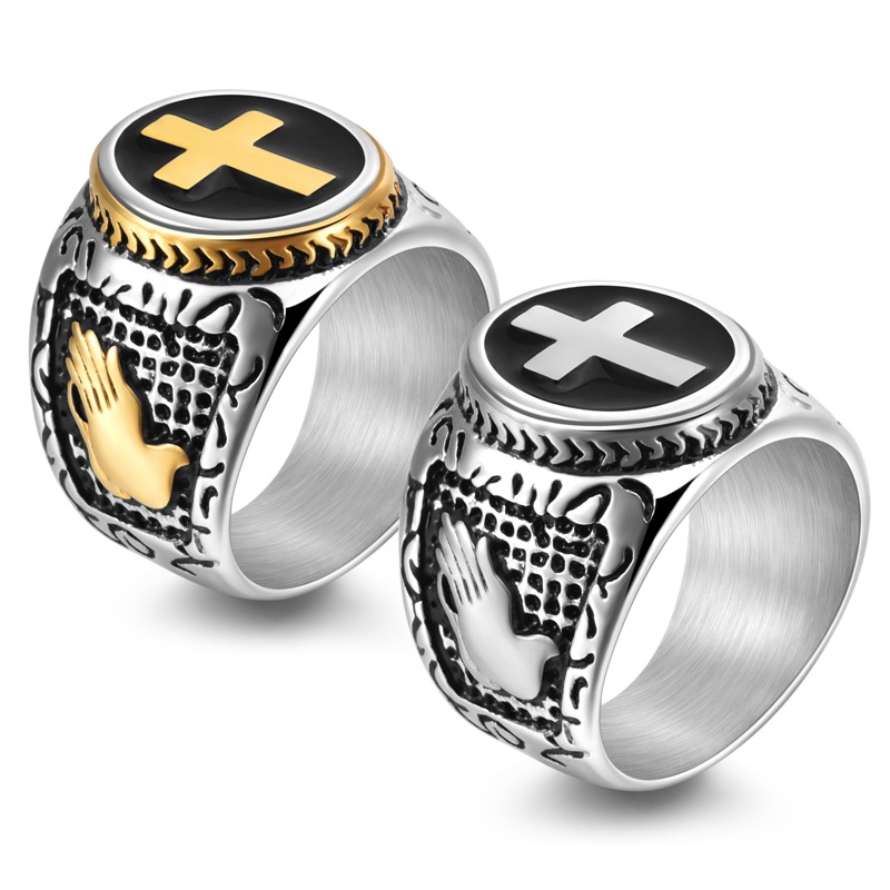 Praying Hands Cross Jesus Amul - Men'S Accessories Hand Bands recension och pris