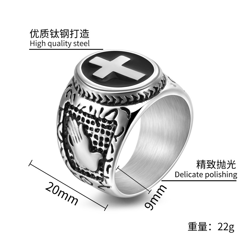 Praying Hands Cross Jesus Amul - Men'S Accessories Hand Bands recension och pris