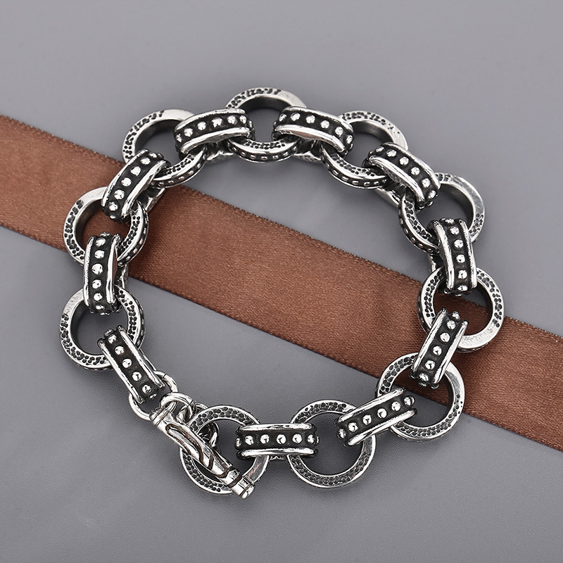 13mm Punk Retro Bike Biker Cha - Men'S Accessories Hand Bands recension och pris
