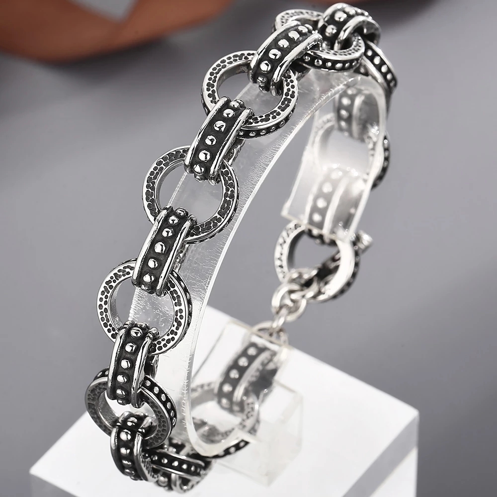 13mm Punk Retro Bike Biker Cha - Men'S Accessories Hand Bands recension och pris