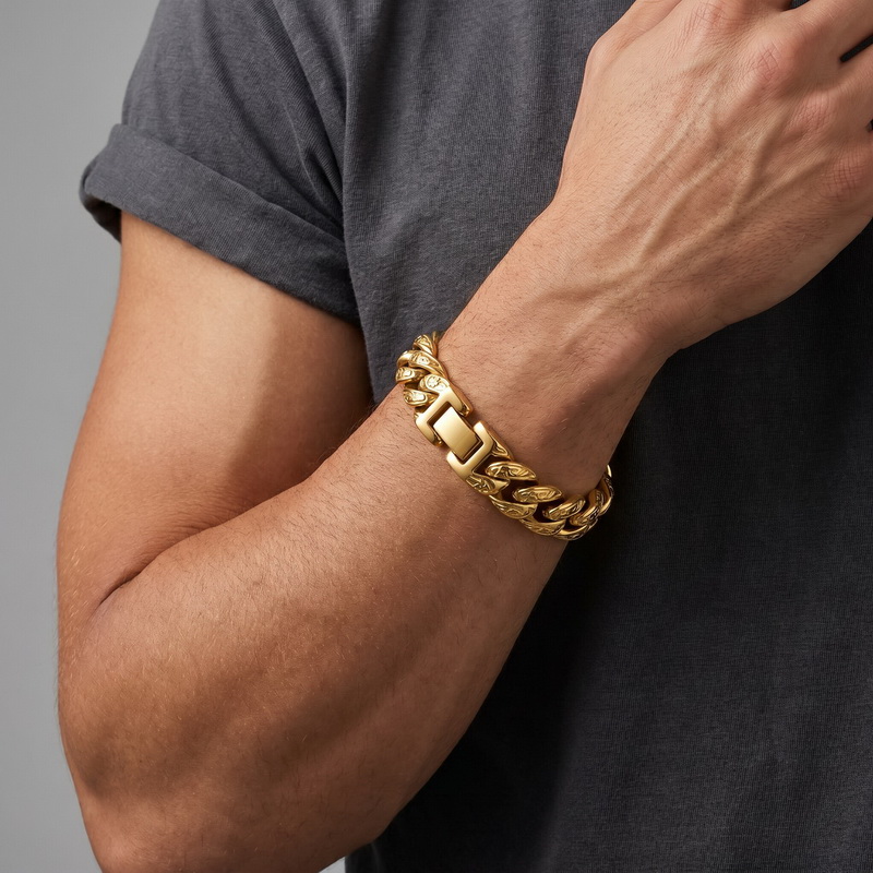 Man Bracelet Homme 13MM Wide S - Men'S Accessories Hand Bands recension och pris