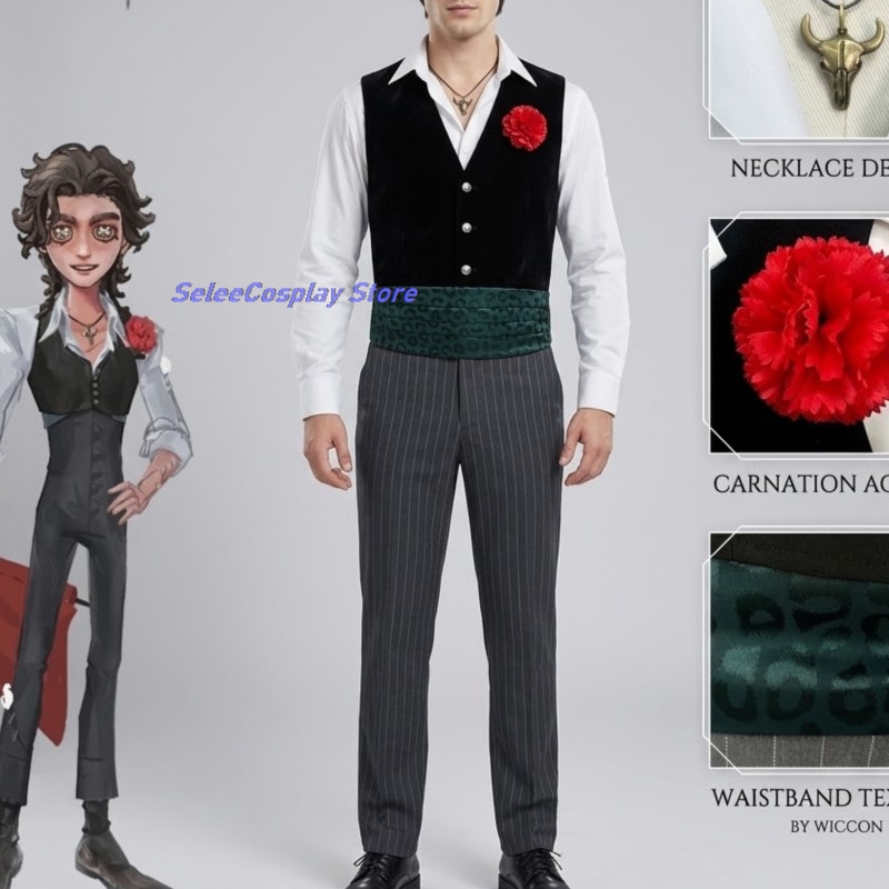 Adults Cosplay Game Game Ident - Men Accessories For Suit recension och pris
