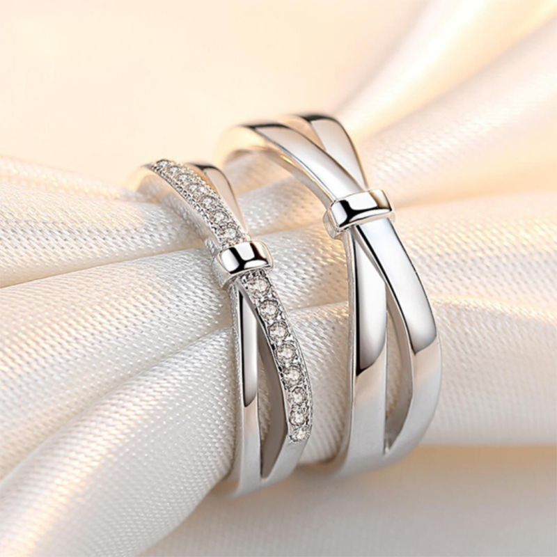 Romantic Bowknot Couple Rings  - Men'S Accessories Hand Bands recension och pris