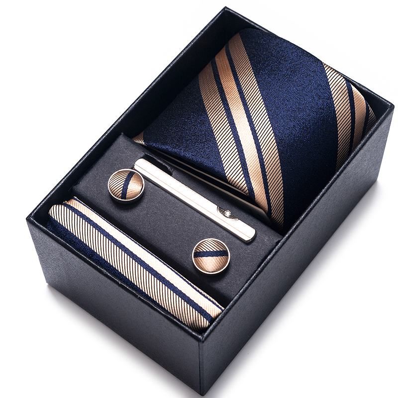 100% Silk Brand Tie Handkerchi - Men'S Accessories Gift Set Branded recension och pris