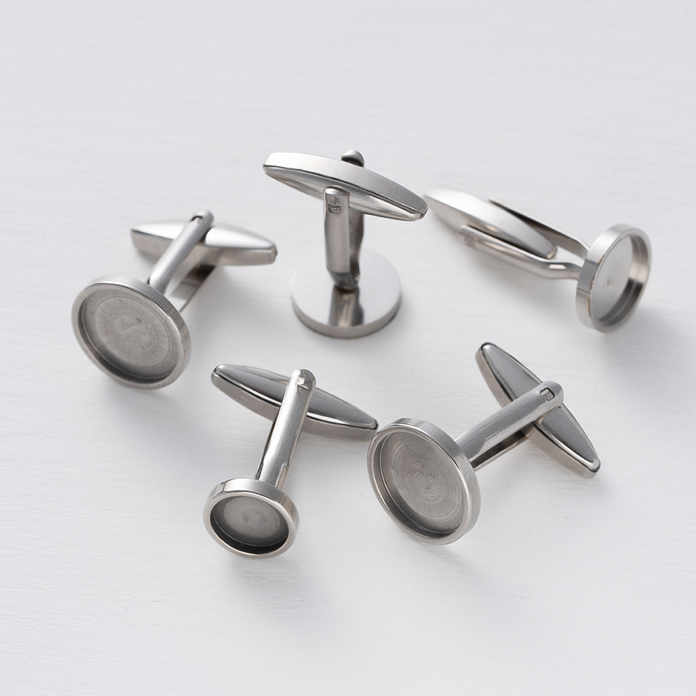 5Pcs Stainless Steel Cufflinks - Men Accessories Ring recension och pris