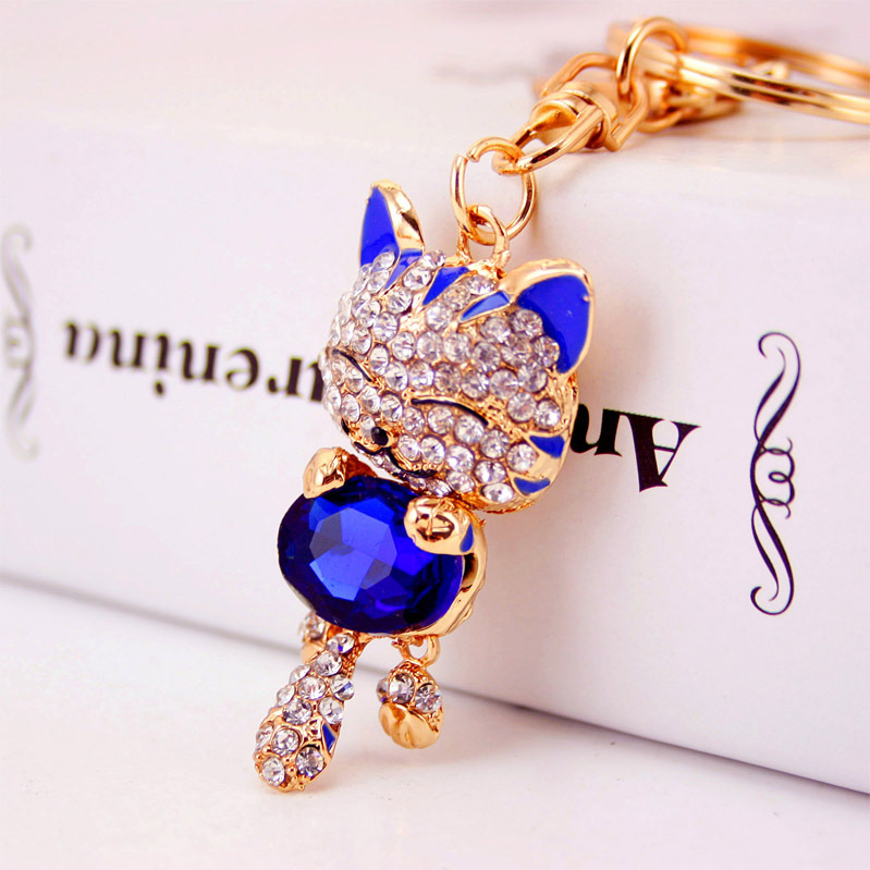 Men Cute Crystal Gem Lucky Cat - Men'S Accessories Best recension och pris