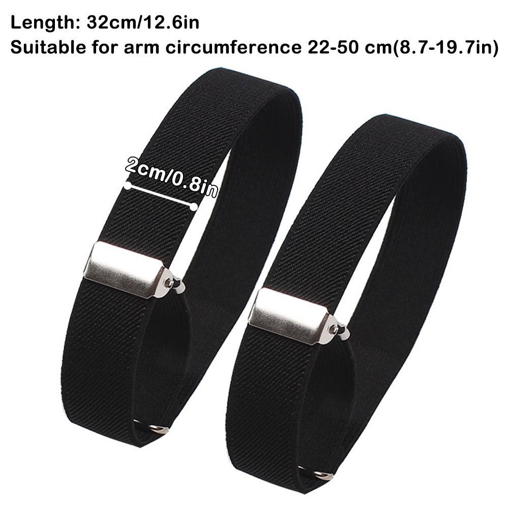 2pcs Adjustable Elastic Armban - Men'S Accessories Holder recension och pris