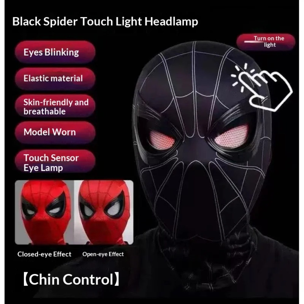 Spider-Man Headgear With Movab - Men'S Accessories Clothing recension och pris