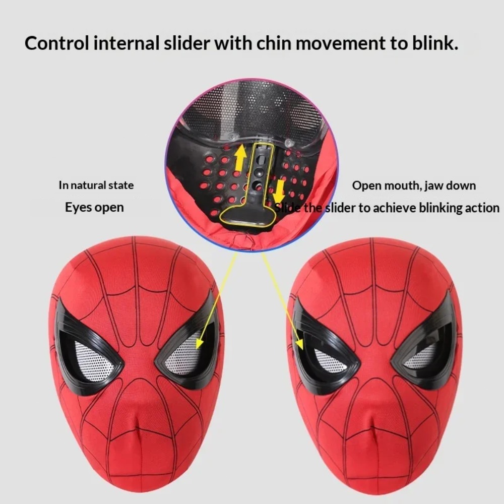 Spider-Man Headgear With Movab - Men'S Accessories Clothing recension och pris