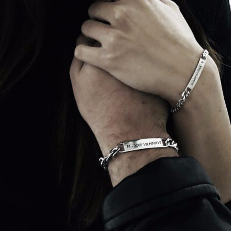 Plate Id Tag Bar Bracelet Cuba - Men Accessories All recension och pris