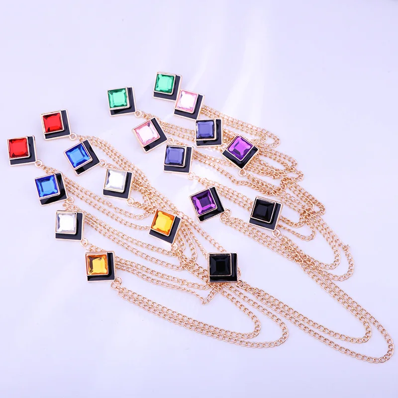 Crystal Tassel Chain Lapel Pin - Men'S Accessories Clothing recension och pris