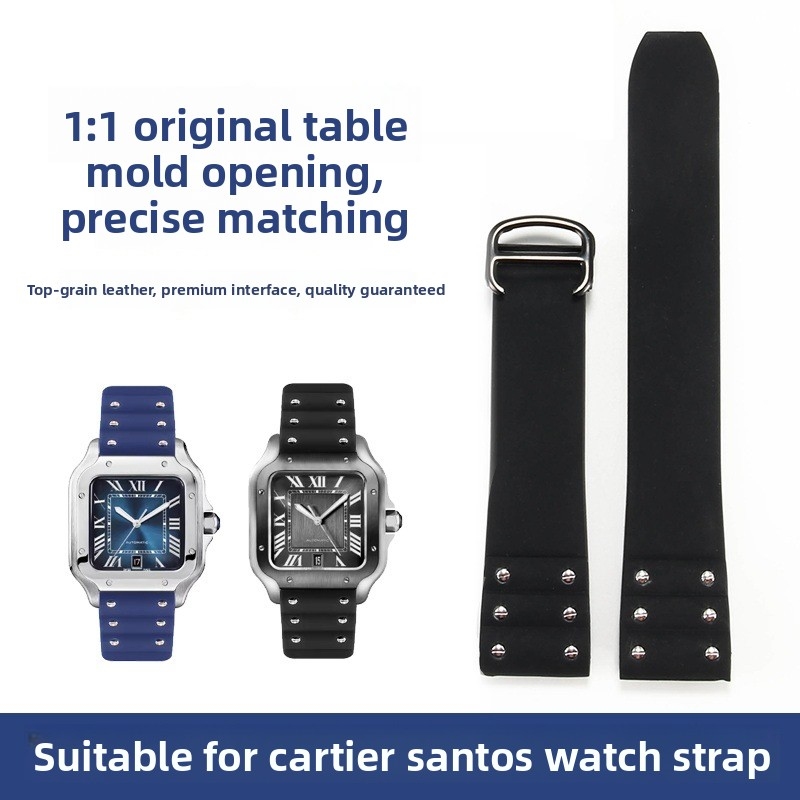 21mm Soft Silicone Watch Strap - Men'S Accessories Cartier recension och pris