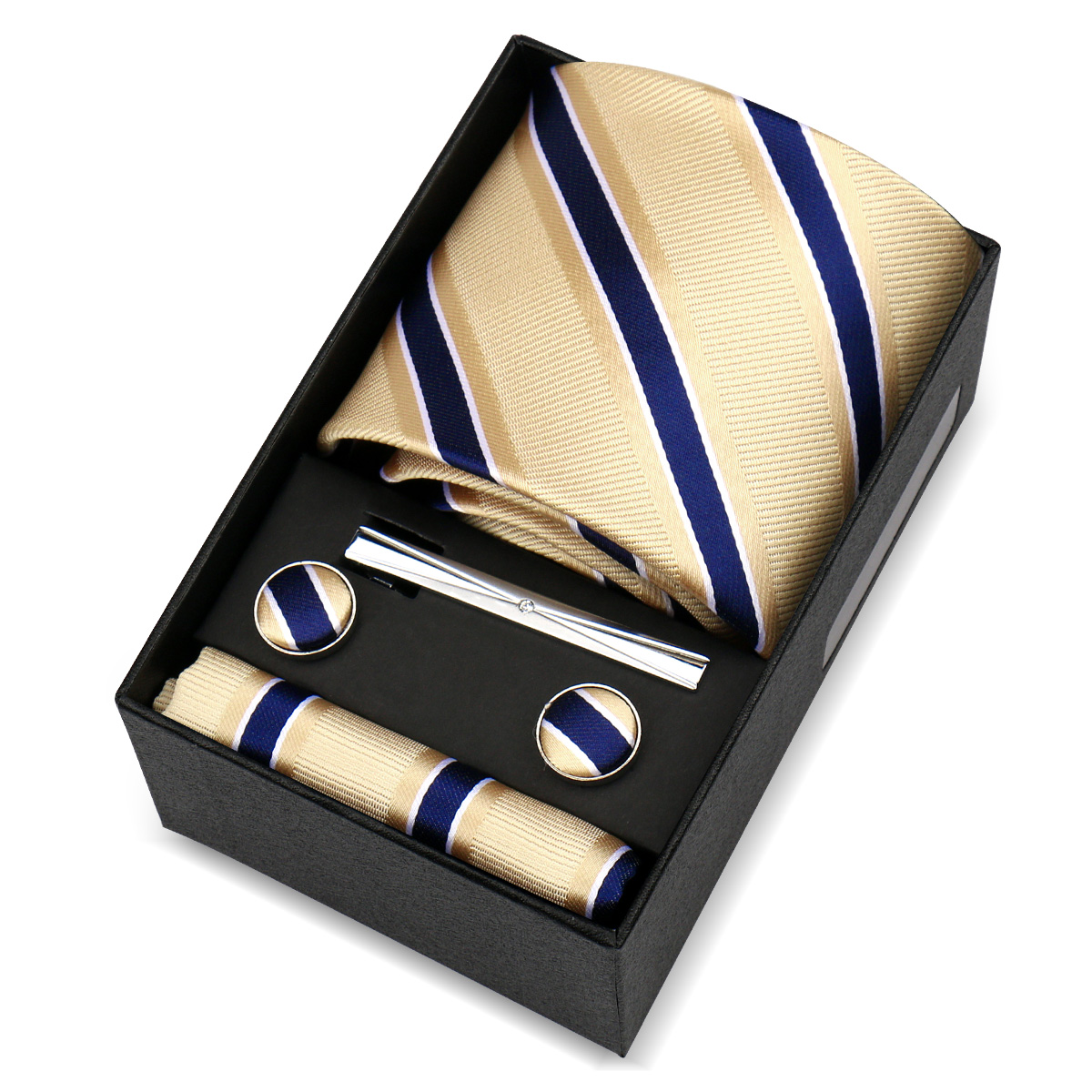 Luxury 8cm Tie For Men Handker - Men'S Accessories Gift Set Branded recension och pris