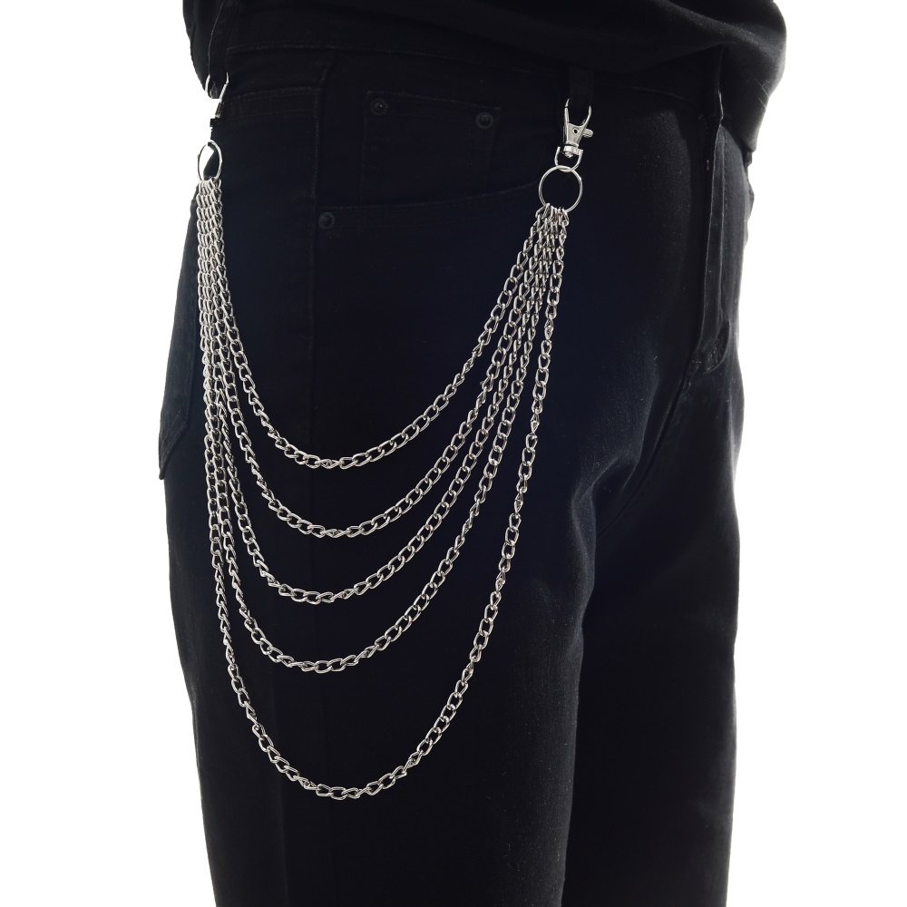 Punk Chain On The Jeans Pants  - Men Accessories Aesthetic recension och pris