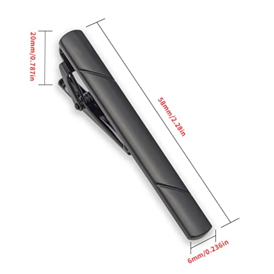 4Pcs Tie Clips For Men Tie Bar - Men Accessories For Suit recension och pris