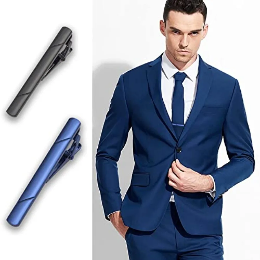 4Pcs Tie Clips For Men Tie Bar - Men Accessories For Suit recension och pris