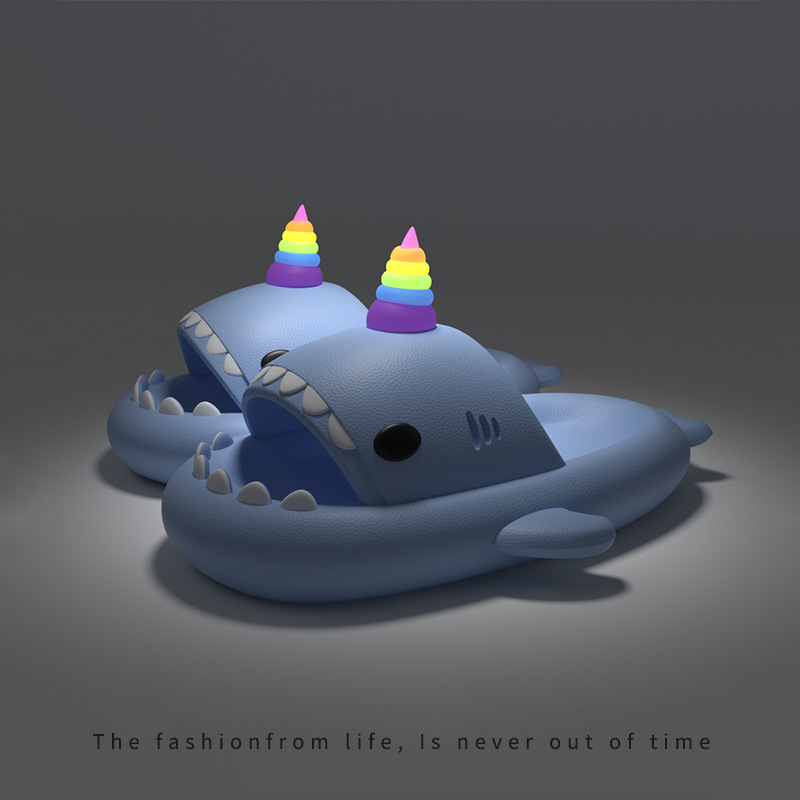 Cute Shark Slippers for Women  - Men Accessories To Wear recension och pris
