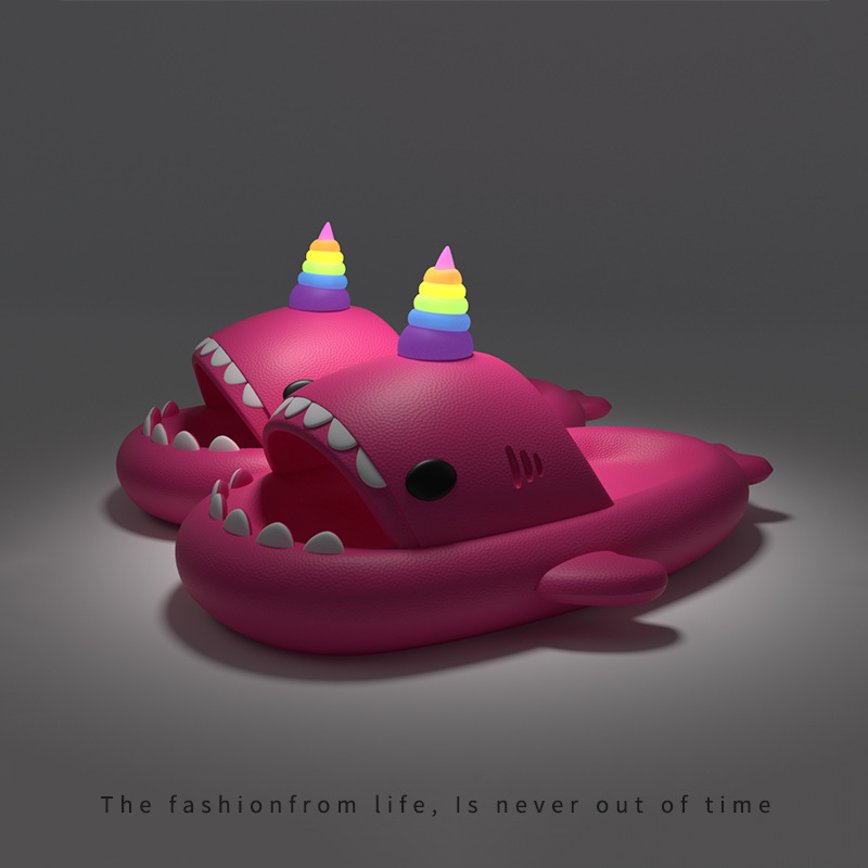 Cute Shark Slippers for Women  - Men Accessories To Wear recension och pris