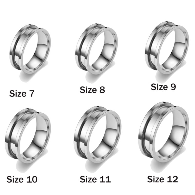 5pcs 7/8/9/10/11/12 Ring Core  - Men Accessories Ring recension och pris