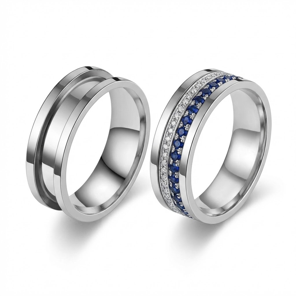 5pcs 7/8/9/10/11/12 Ring Core  - Men Accessories Ring recension och pris