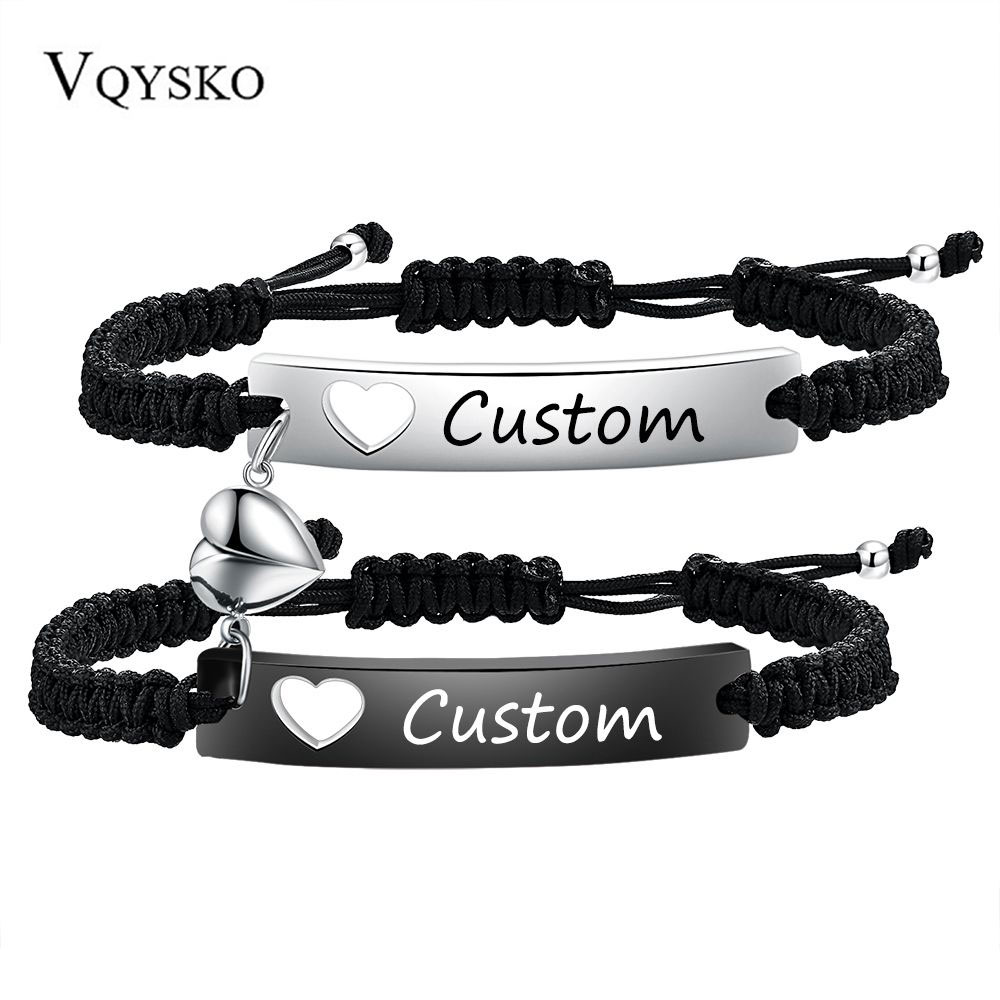 Custom Stainless Steel Couple  - Men Accessories All recension och pris